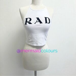 Brandy Melville RAD halter top